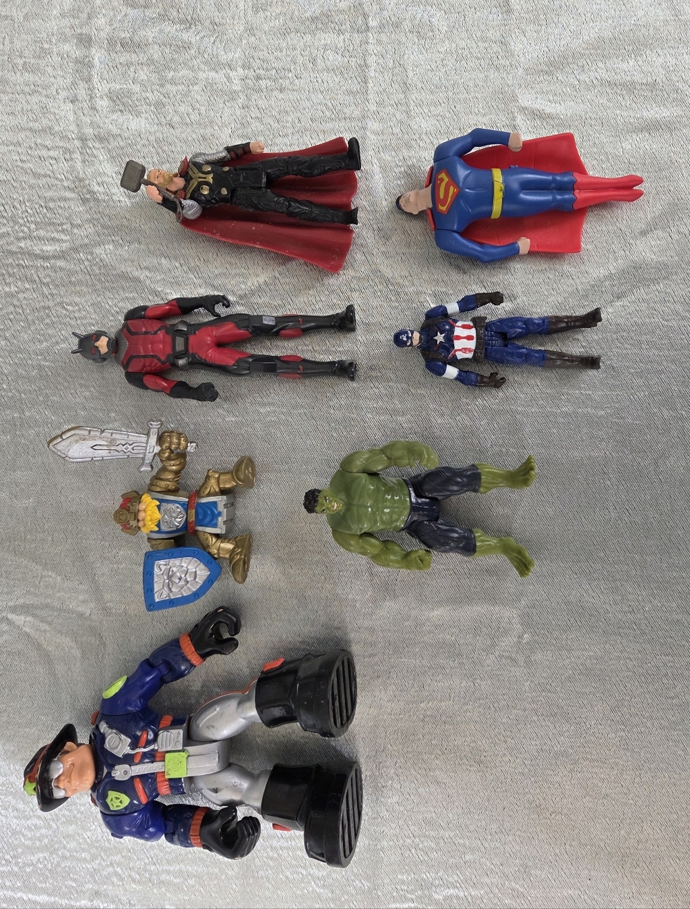 Assorted Kids Superhero Action Figure Set